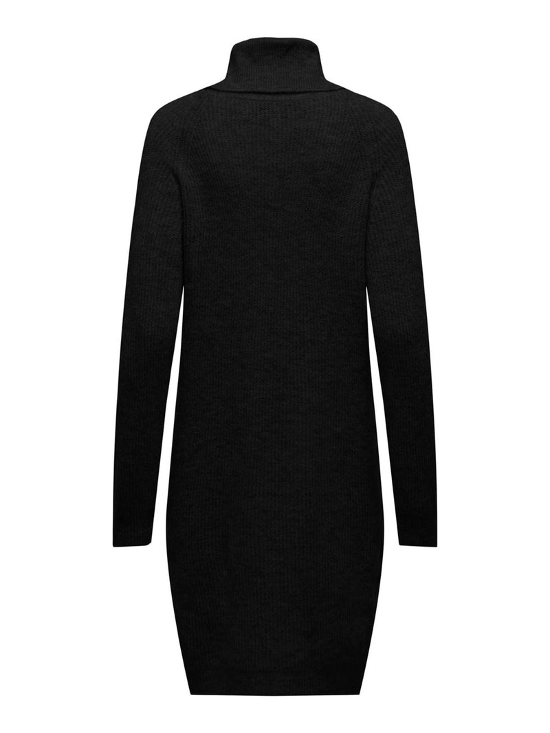 Only Carly Rollneck Dress in Black