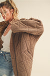 Dolly Quilted Jacket in Brown