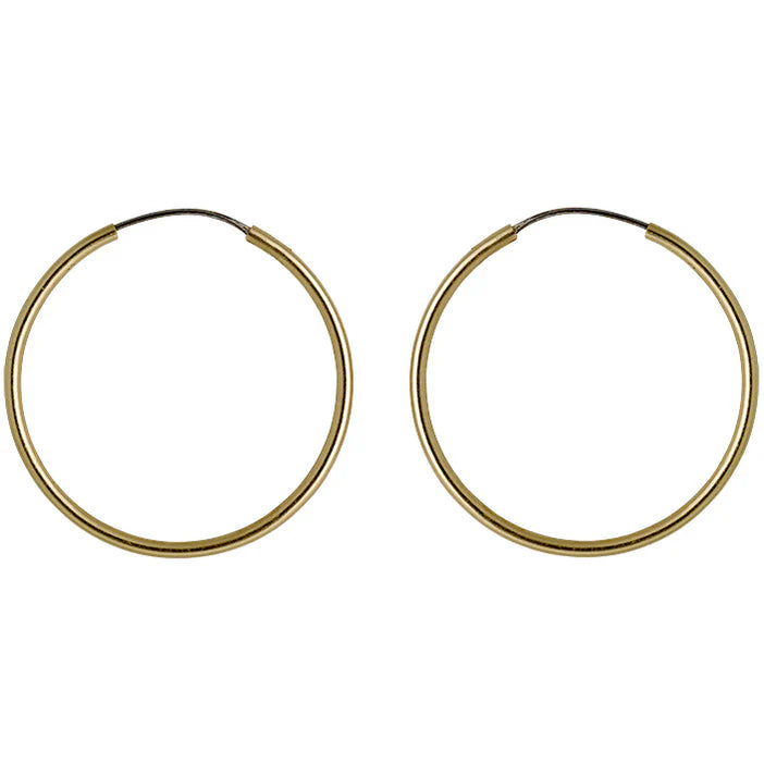 Pilgrim Sanne Medium Gold Plated Hoop