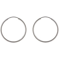 Pilgrim Sanne Medium Silver Plated Hoop