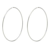 Pilgrim Sanne X-Large Silver Plated Hoop
