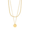 Pilgrim  Declan Gold or Silver Plated 2 in 1 Necklace