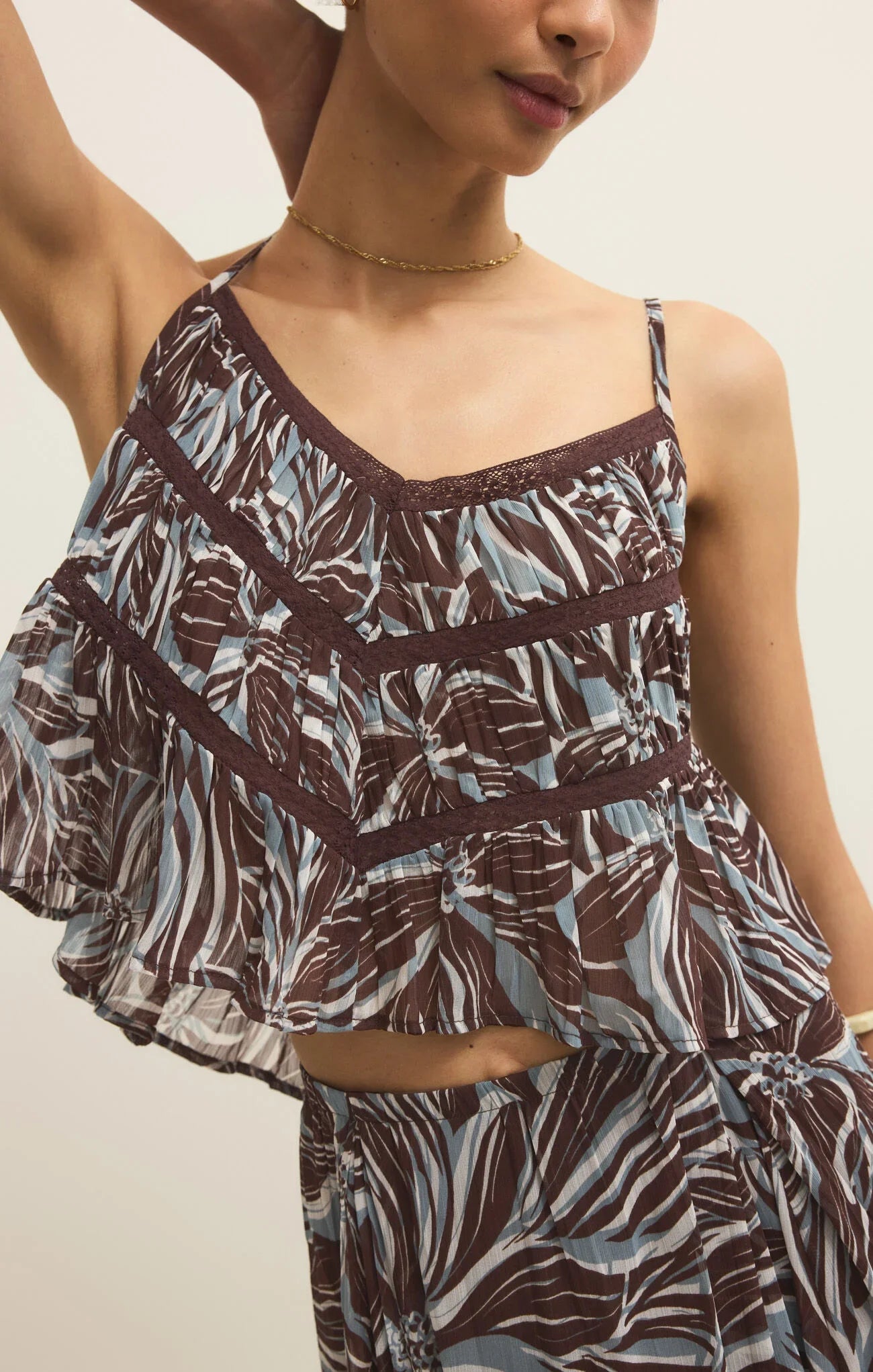 Z Supply Casey Zinn Floral Tank