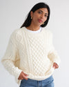Brunette the Label Irish Cable Sweater