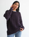 Brunette the Label Irish Cable Sweater