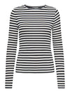 Only Mai Slim Ribbed Stripe