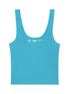 Huha Sporty Crop Tank SUMMER BRIGHTS ELECTRIC BLUE