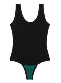 Huha Tank Bodysuit in Black