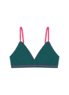 Huha Mineral Triangle Bra SUMMER BRIGHTS FUSHCHIA