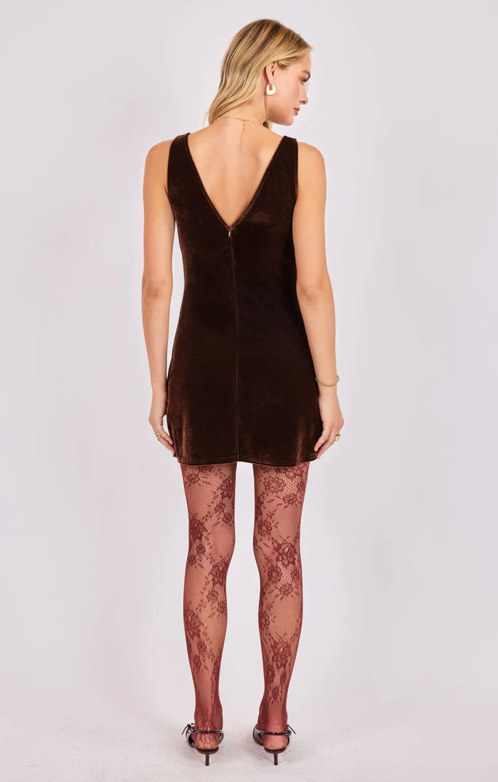 Sadie and Sage Midnight Oil Velvet Dress