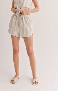 Sage the Label Harmonize Taupe Shorts