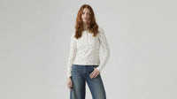 Levi's Dana Henley Curie Ditsy Blue Indigo