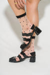 Unified Vancouver Sheer Dot Socks