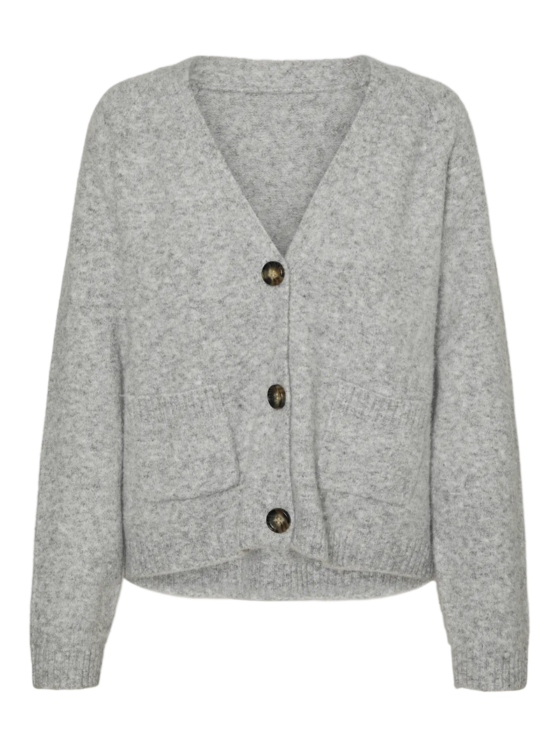 Vero Moda Boom Cardigan in Grey