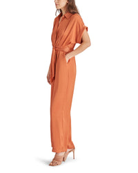 Steve Madden Tori Jumpsuit  in Rust