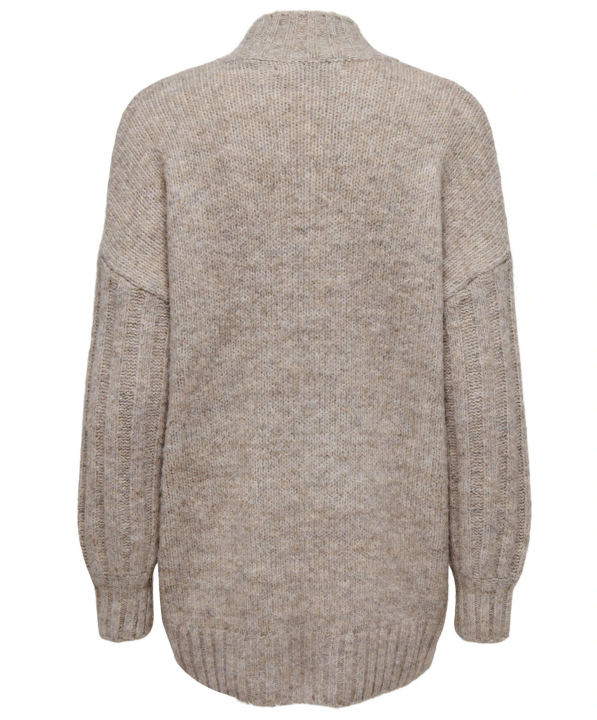 Only Sage Life High Neck Pullover in Pumice Stone