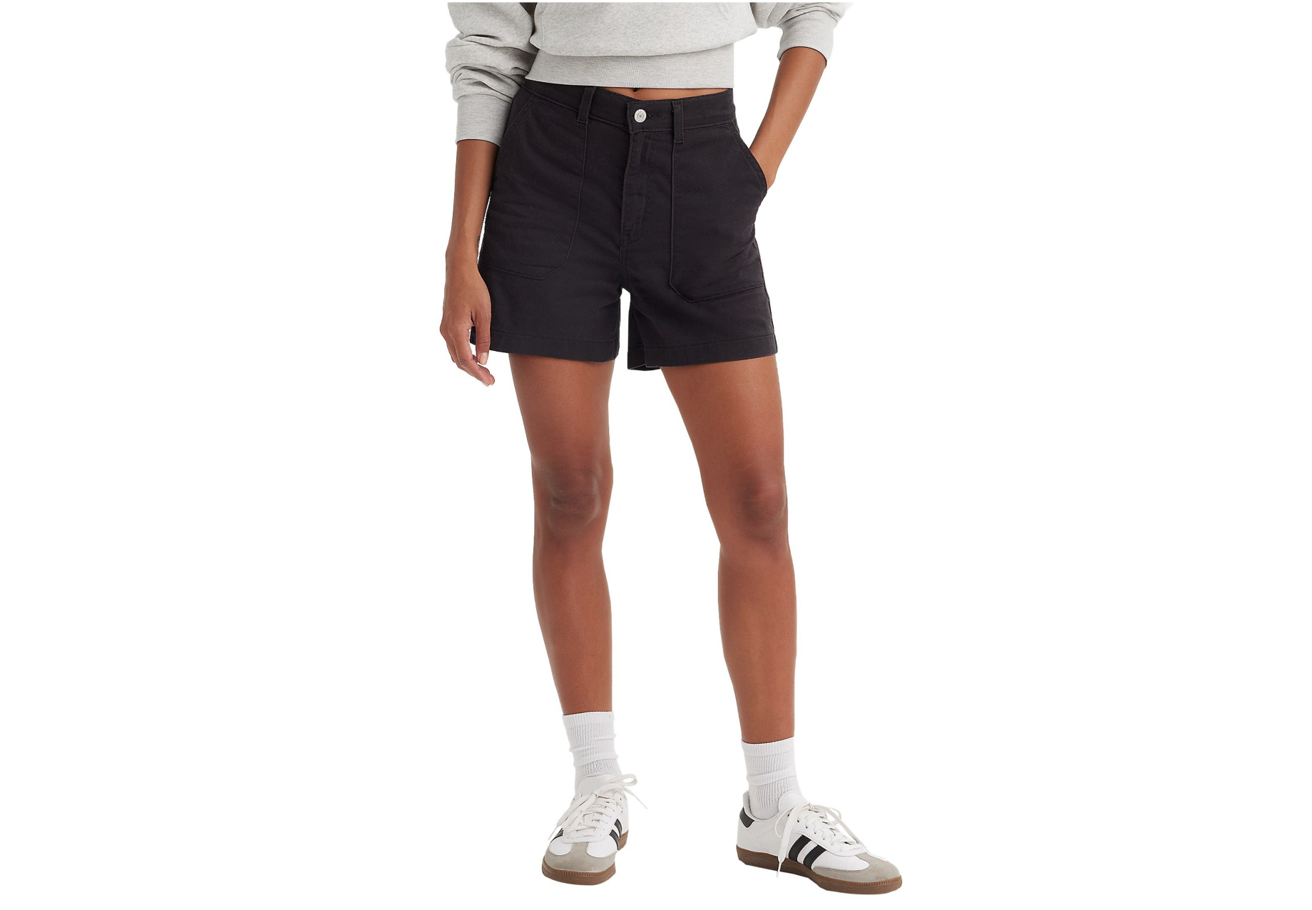 Levi's ND Utility Short in Black Cavier