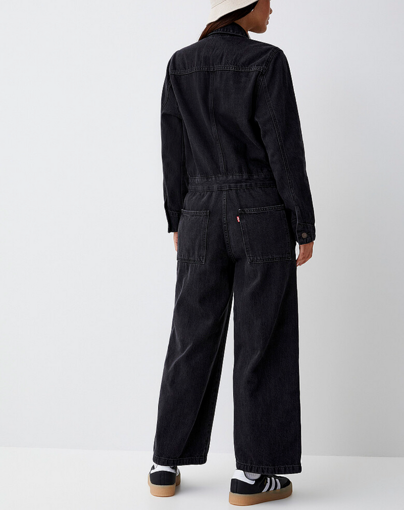 Levi's Iconic Jumpsuit in Washed Black