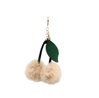 Jane Brand Cream Cherries Bag Charm