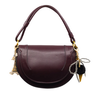 Jane Brand Black Plush Ice Cream Bag Charm