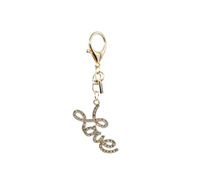 Jane Brand Love Script Bag Charm