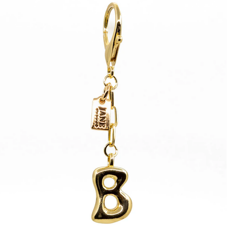 Jane Brand Bag Charm Bubble Letter