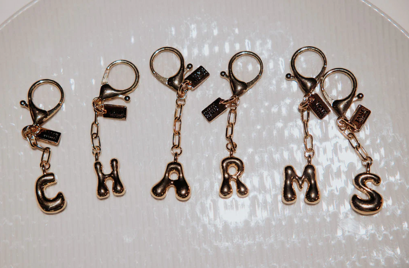 Jane Brand Bag Charm Bubble Letter