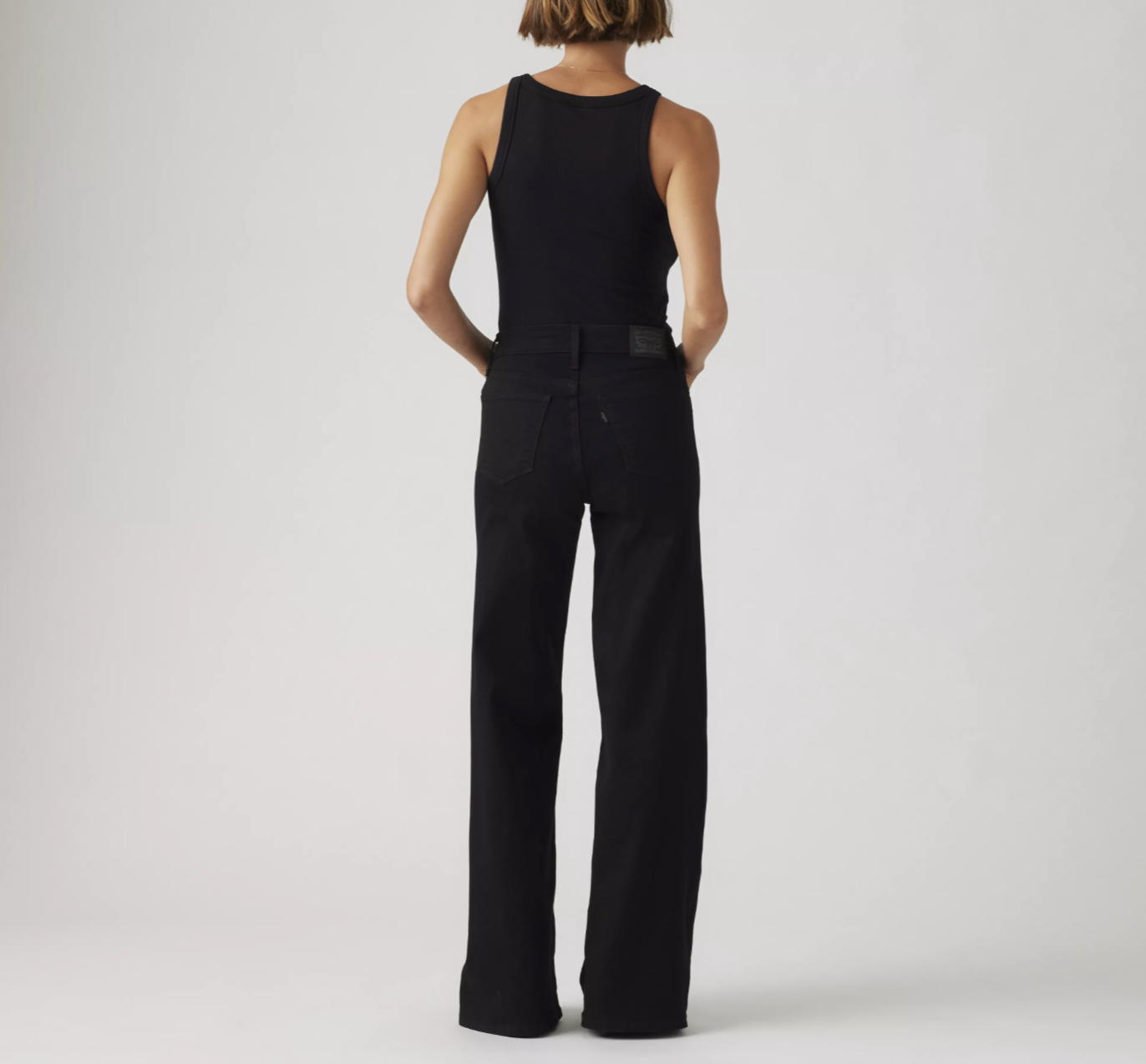 Levi's 318 Shaping Wide Leg Soft Black