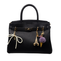 Jane Brand Pearl Bow Black or White