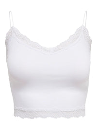 Only Vicky Lace Cropped Top Bra