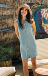Z Supply Light Denim Mini Dress