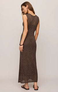Z Supply Claremont Midi Dress - Cocoa Latte