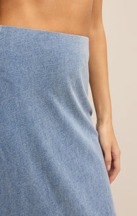 Z Supply Gail Skirt in Indigo