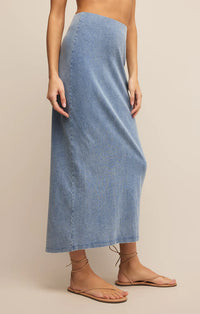 Z Supply Gail Skirt in Indigo