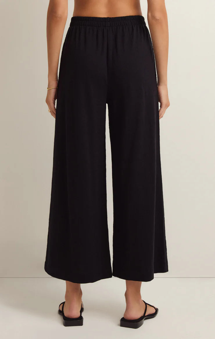 Z Supply Scout Textured Blub Pant in Black