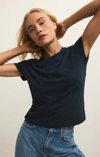 Z Supply Modern Slub Tee in Indigo