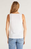 Z Supply Pia Soft V-Neck Tank in White