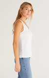 Z Supply Pia Soft V-Neck Tank in White