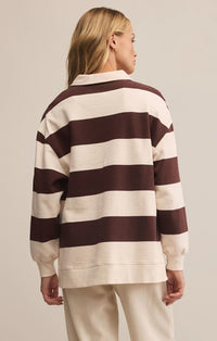 Z Supply Rugby Henley in Sandalwood