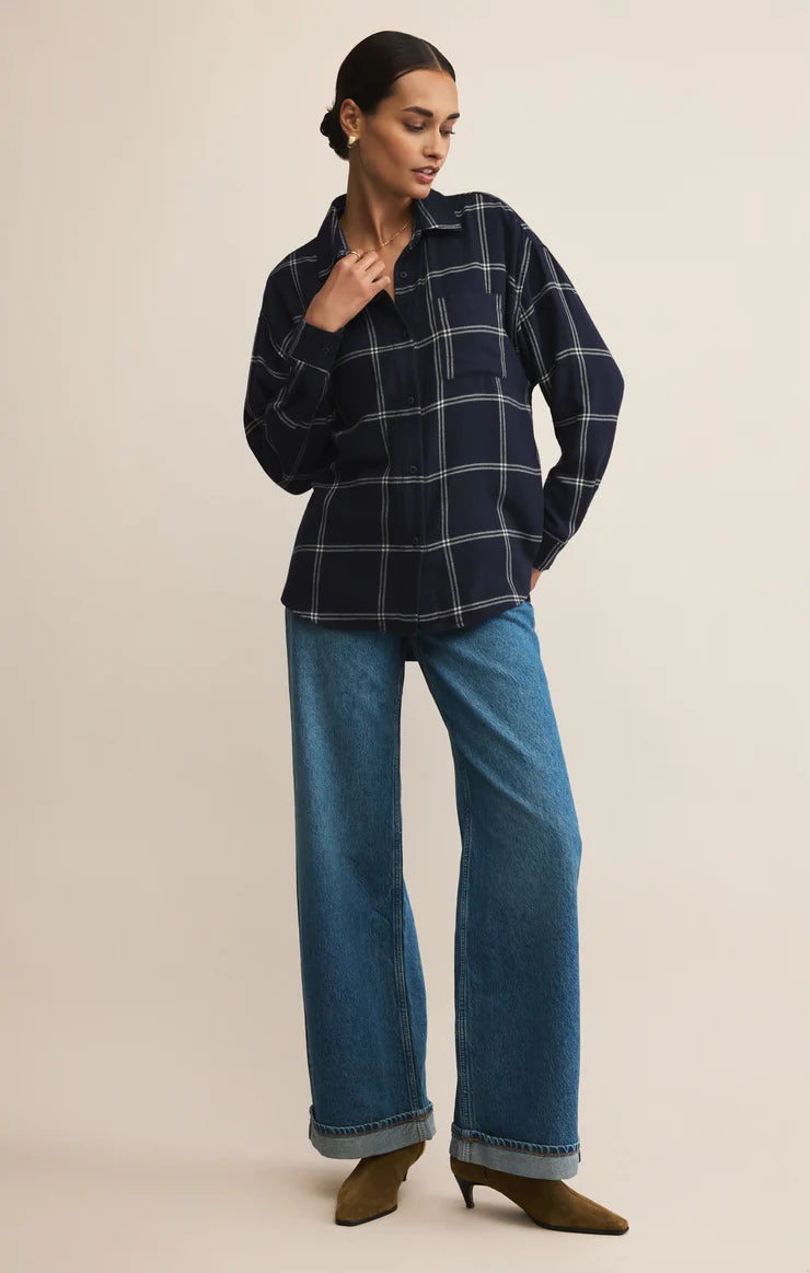 Z Supply River Plaid Button Down