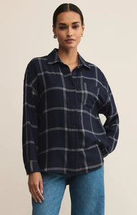 Z Supply River Plaid Button Down