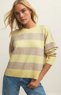 Z Supply Cirrus Strippe Sweater