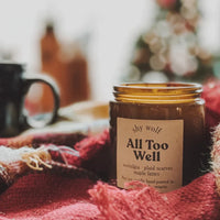 Shy Wolf All Too Well soy candle