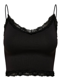 Only Vicky Lace Cropped Top Bra