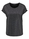 Only Black Glitter Top