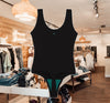 Huha Tank Bodysuit in Black