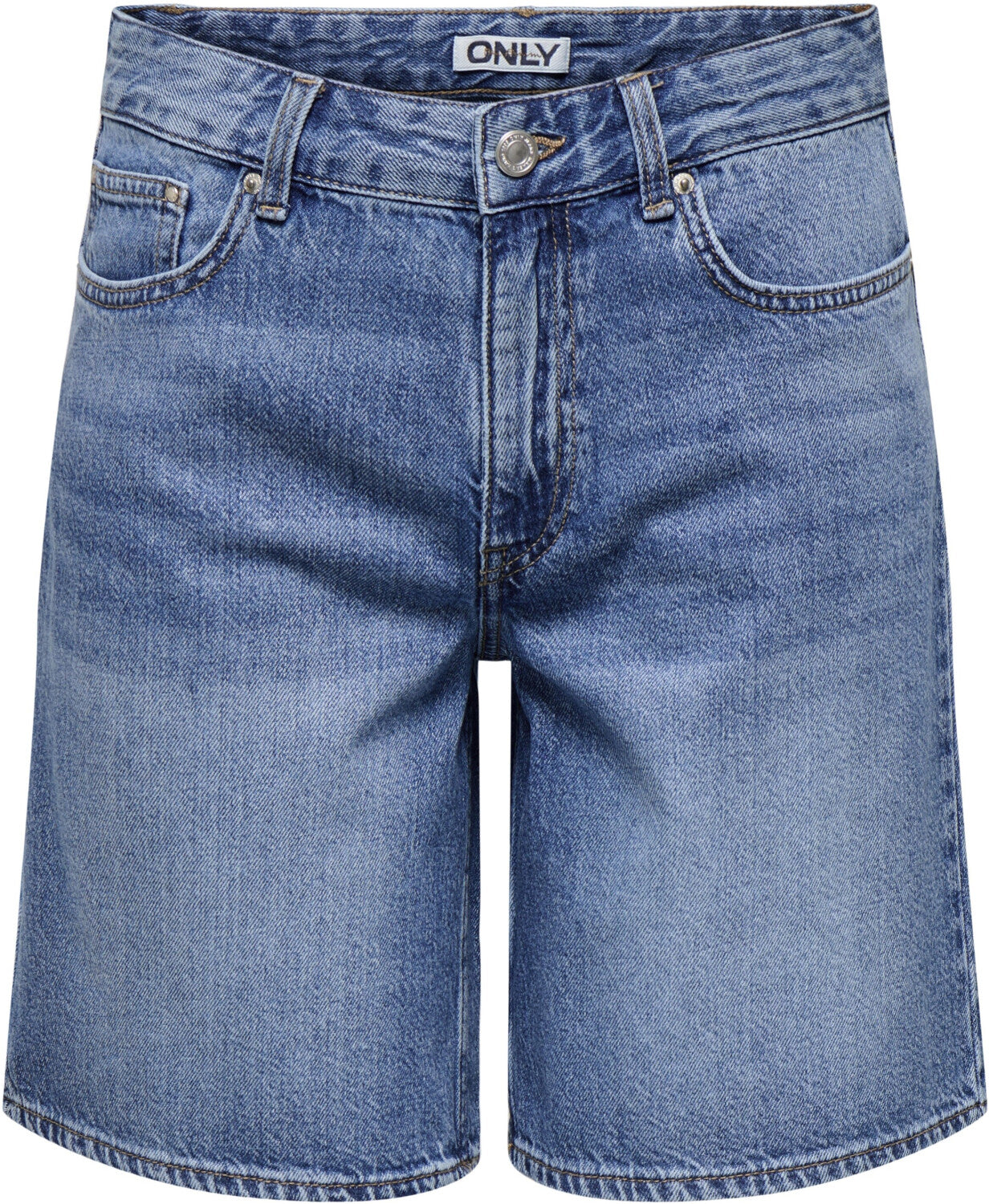 Only Lumi Mom Shorts Blue Indigo
