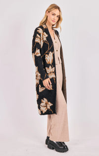 Sadie & Sage Emory Floral Knit Duster