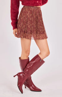 Sadie & Sage Candlelight Pleated Skirt